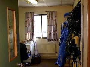 RAF Office with HAZMAT suplies
